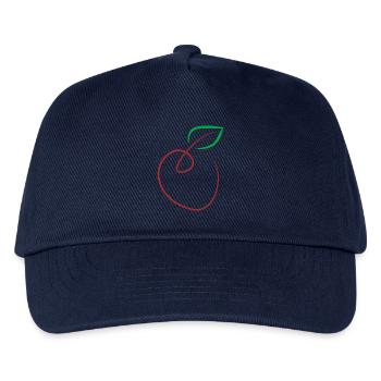 Apple - Kids’ Baseball Cap - navy - Front