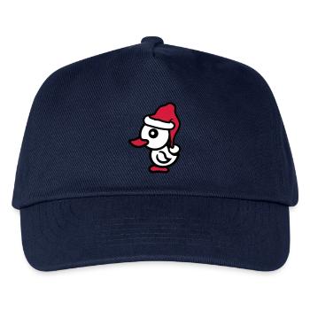 weihnachten nikolaus weihnachtsmann winter geschen - Kinder Basecap - Navy - Vorne
