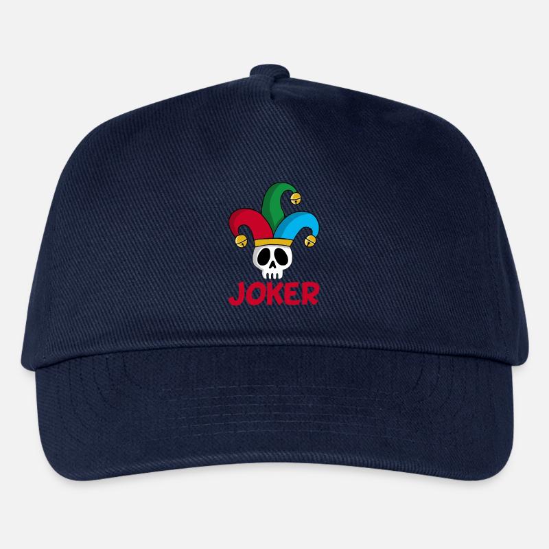 Joker und Schädel - Kinder Basecap - Navy