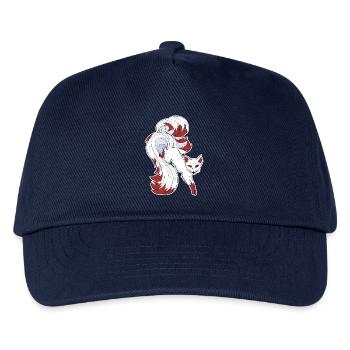 Nine-tailed fox - Kids’ Baseball Cap - navy - Front