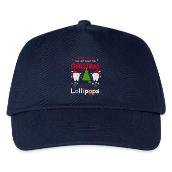 Zähne und Süßigkeiten - Kinder Basecap - Navy - Vorne