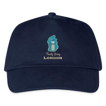 London, Trinity Buoy Lighthouse, Pixel Art - Kids’ Baseball Cap - navy - Front