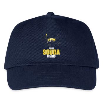 Freediver Scuba Diver Design - Kids’ Baseball Cap - navy - Front