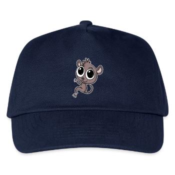 Koboldmaki Koboldmakis Primat - Kinder Basecap - Navy - Vorne