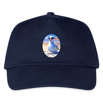 Cool seagull - Kids’ Baseball Cap - navy - Front
