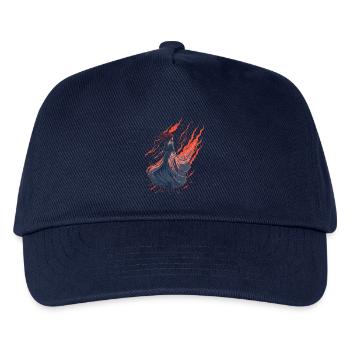 Ghost fau - Kids’ Baseball Cap - navy - Front