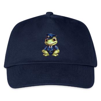 Frog Policeman - Kids’ Baseball Cap - navy - Front