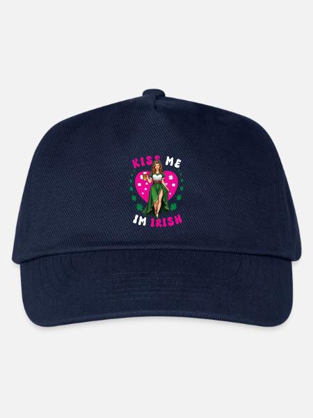 Küss mich, ich bin Irin - Kinder Basecap - Navy