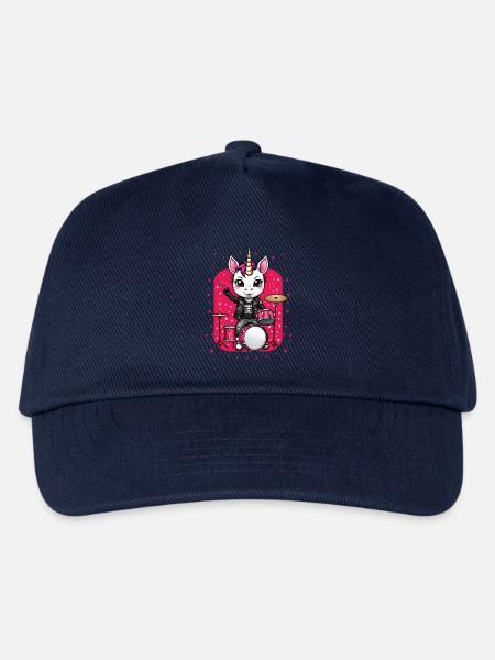 Punk Rock Einhorn - Kinder Basecap - Navy