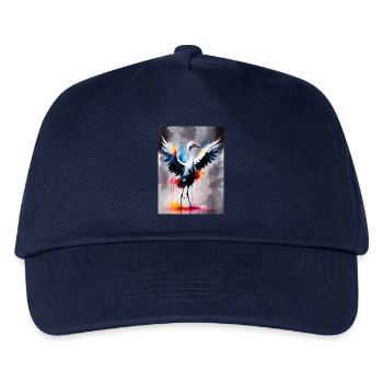 Kranich - Kinder Basecap - Navy - Vorne