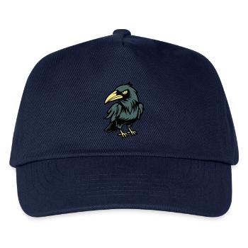 Raven Comic Animal - Kids’ Baseball Cap - navy - Front