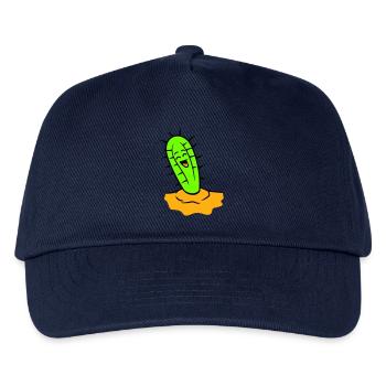 Laughing Cactus Cacti Face Prickly Desert - Kids’ Baseball Cap - navy - Front