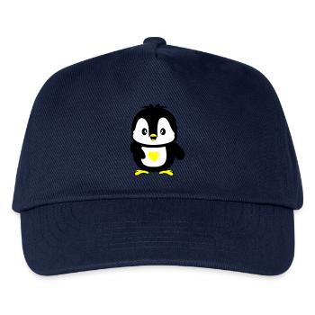 pinguin süß - Kinder Basecap - Navy - Vorne
