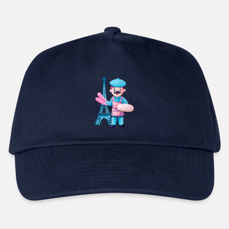 Französisch - Kinder Basecap - Navy