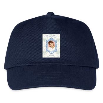 Picture frame light blue - Kids’ Baseball Cap - navy - Front