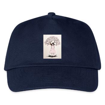 Petal Kissed Memories - Kids’ Baseball Cap - navy - Front