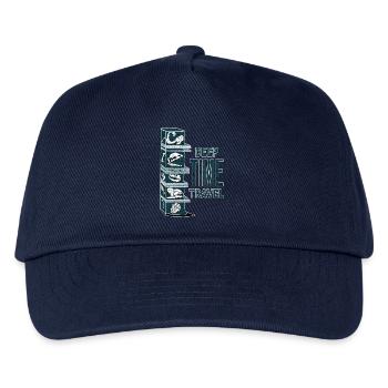 Erdgeschichte Geologie Paläontologie 2 - Kinder Basecap - Navy - Vorne