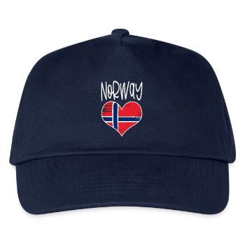 Norwegen - Kinder Basecap - Navy - Vorne
