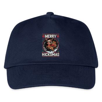 Weihnachten Rentier Rudolph - Weihnachten - Kinder Basecap - Navy - Vorne