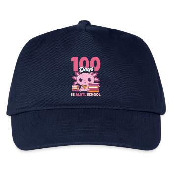 Süßes Axolotl Kawaii Axolotl Liebhaber - Kinder Basecap - Navy - Vorne