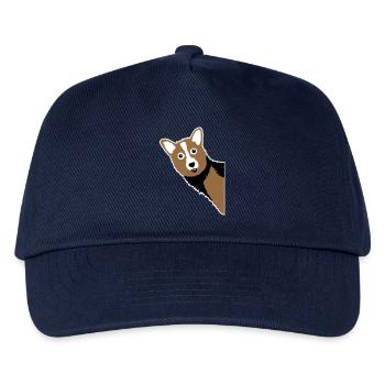 Corgi Cuckoo – Perfect for every dog owner - Kids’ Baseball Cap - navy - Front