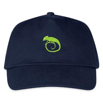 Chamäleonkringel - Kinder Basecap - Navy - Vorne