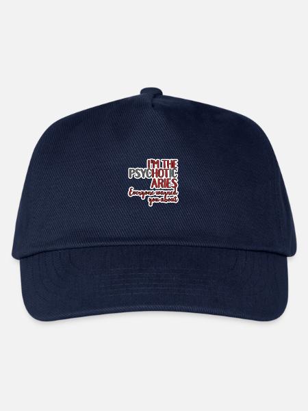 Sternzeichen Widder / Zodiac Aries - Kinder Basecap - Navy