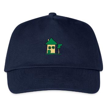 house - Kids’ Baseball Cap - navy - Front