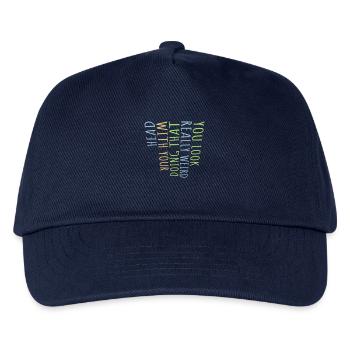 you look really weird - Kids’ Baseball Cap - navy - Front