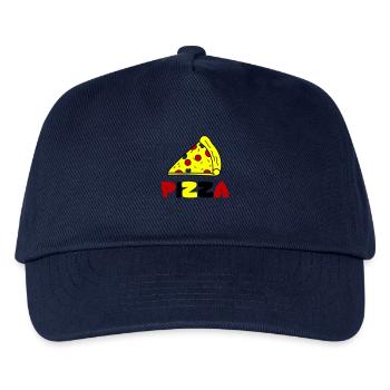 pizza - Casquette de baseball Enfant - marine - Devant