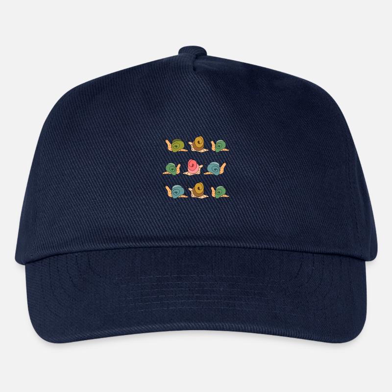 Schnecken - Kinder Basecap - Navy