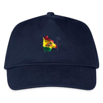 Bolivia Flag in the Bolivia Map EN - Kids’ Baseball Cap - navy - Front