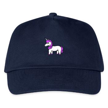 Licorne fille assez sympathique dessin animé cheval - Casquette de baseball Enfant - marine - Devant