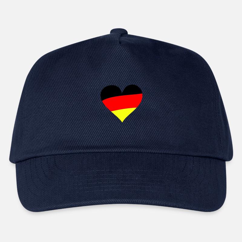 Heart Germany - Kinder Basecap - Navy