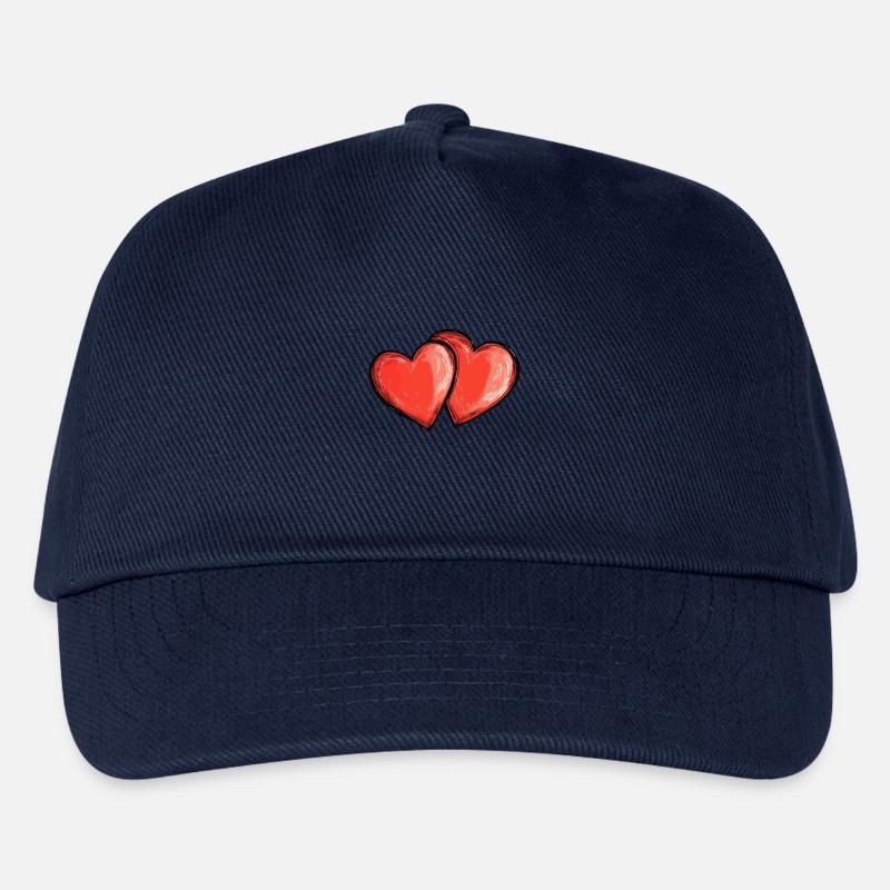 Herzen Liebe Symbol - Kinder Basecap - Navy