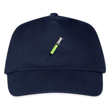 syringe - Kids’ Baseball Cap - navy - Front
