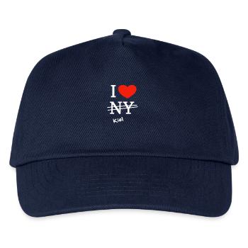 Ich liebe Kiel - I love Kiel - Kinder Basecap - Navy - Vorne