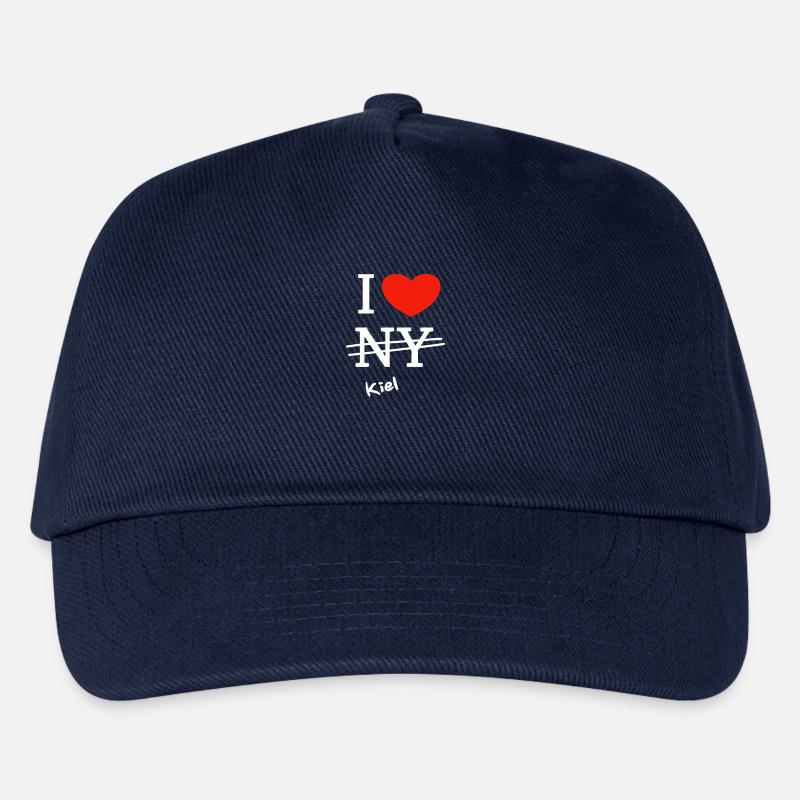 Ich liebe Kiel - I love Kiel - Kinder Basecap - Navy