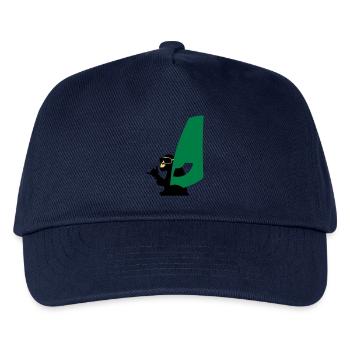 windsurfer singe - Casquette de baseball Enfant - marine - Devant