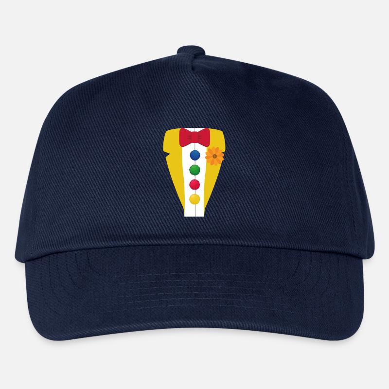 Fasching Clown Kostüm Karneval Kostüm Clown - Kinder Basecap - Navy
