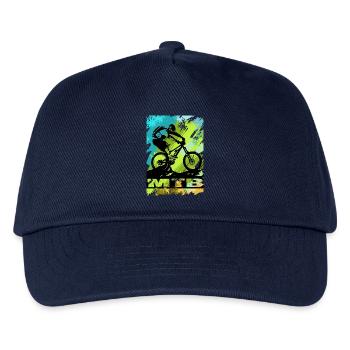 MTB Bike - Kinder Basecap - Navy - Vorne