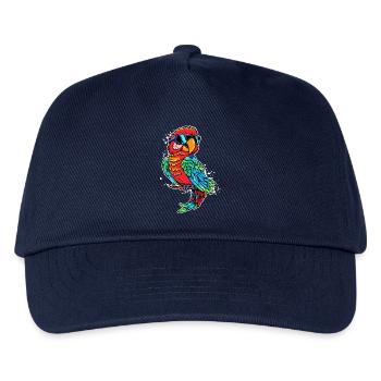 Bird Lover, Parrot, Animal, Bird, Pet, Jungle - Kids’ Baseball Cap - navy - Front