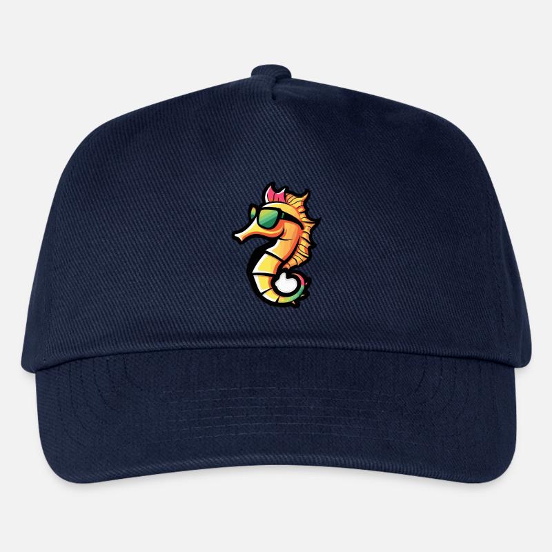 Seepferd Tier - Kinder Basecap - Navy