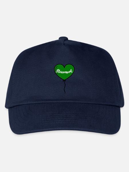 Steiermark Herz Luftballon - Kinder Basecap - Navy