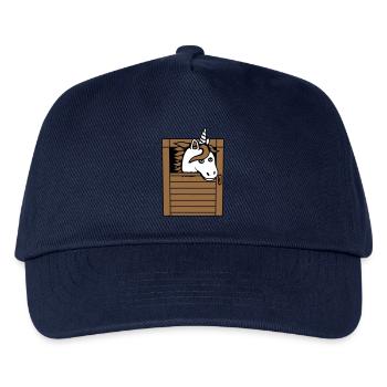 Unicorn Horse Horse Stable Pony Horse Peeps Cute - Kids’ Baseball Cap - navy - Front