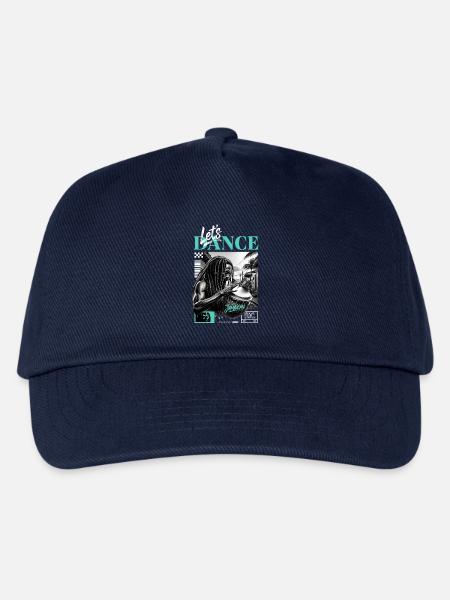 Lets Dance Jamaican Drummer - Kinder Basecap - Navy