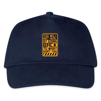 You Will Not Heal Heilung Schmerz Loslassen Neu - Kinder Basecap - Navy - Vorne