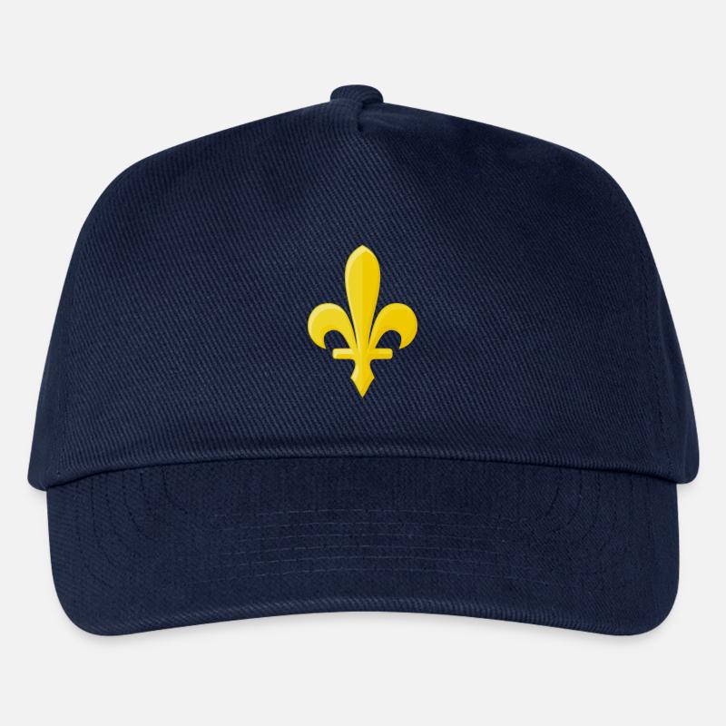 Goldene Lilie - Kinder Basecap - Navy