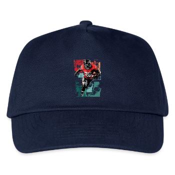 Joueur de football américain USA Amérique Sports Rétro - Casquette de baseball Enfant - marine - Devant