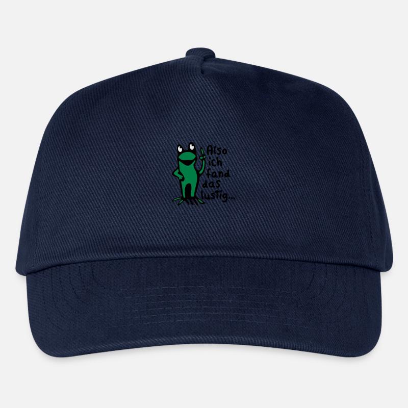 Frosch + Spruch - Kinder Basecap - Navy